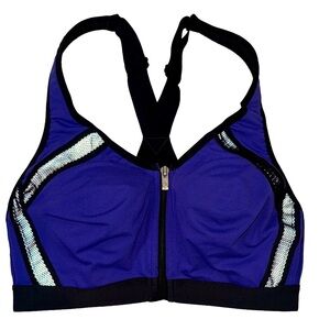 Victoria’s Secret VSX | Front Zip Racerback Sports Bra | Athletic Workout Bra